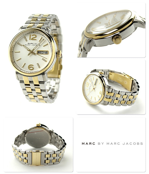 Marc by Marc Jacobs MBM5079 Fergus Gold-Tone And Silver-Tone Men's Watch