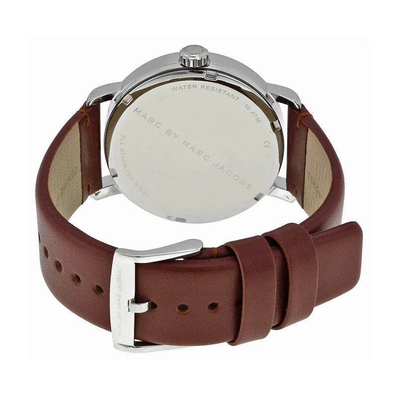Marc by Marc Jacobs MBM5080 Fergus White Dial Brown Leather Men's Watch