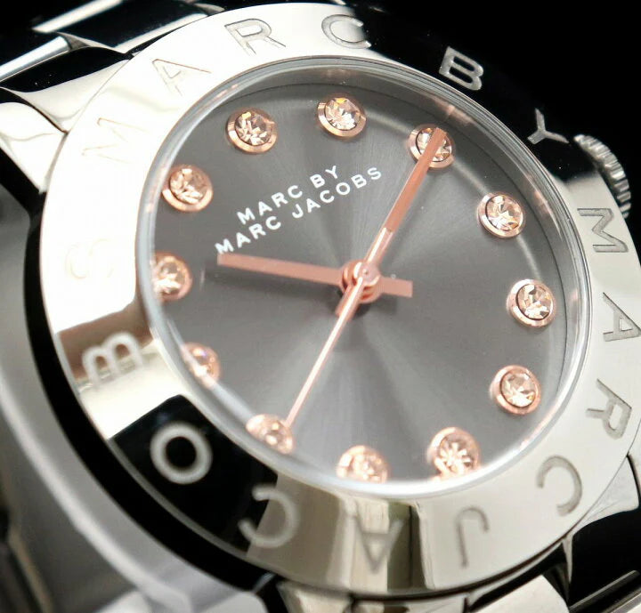 Marc By Marc Jacobs MBM8596 Rock Crystal Black Stainless Steel Women's Watch