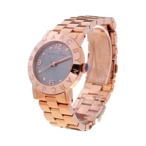 Marc By Marc Jacobs MBM8610 Amy Black Rose Gold Classic Women's Watch