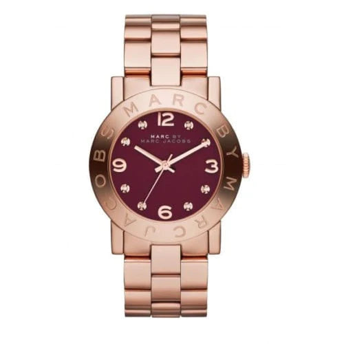 Marc By Marc Jacobs MBM8616 Amy Purple Rose Gold Classic Women's Watch