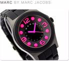 Marc Jacobs MBM2529 Pelly Black Bracelet With Red Mark Women's Watch