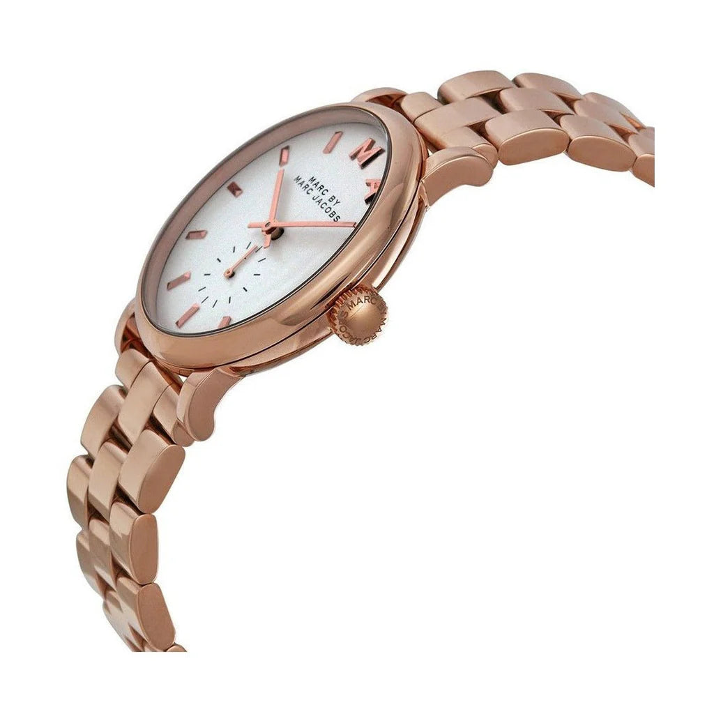 Marc Jacobs MBM3244 Gold White Dial Women's Watch