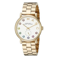 Marc Jacobs MBM3440 Baker White Dial Gold Women's Watch