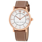 Marc Jacobs MJ1533 Roxy Silver Dial Brown Leather Women's Watch