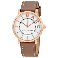 Marc Jacobs MJ1533 Roxy Silver Dial Brown Leather Women's Watch