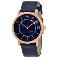 Marc Jacobs MJ1534 Roxy Navy Blue Dial Leather Women's Watch