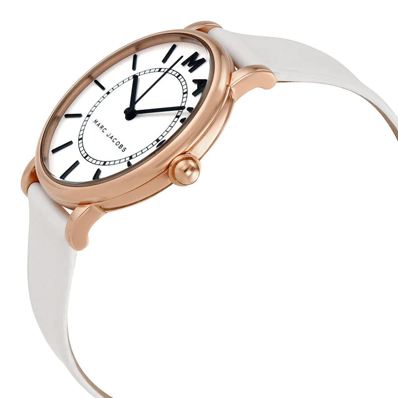 Marc Jacobs MJ1561 Roxy White Dial White Leather Women's Watch