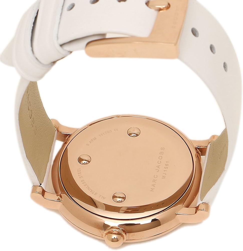 Marc Jacobs MJ1561 Roxy White Dial White Leather Women's Watch