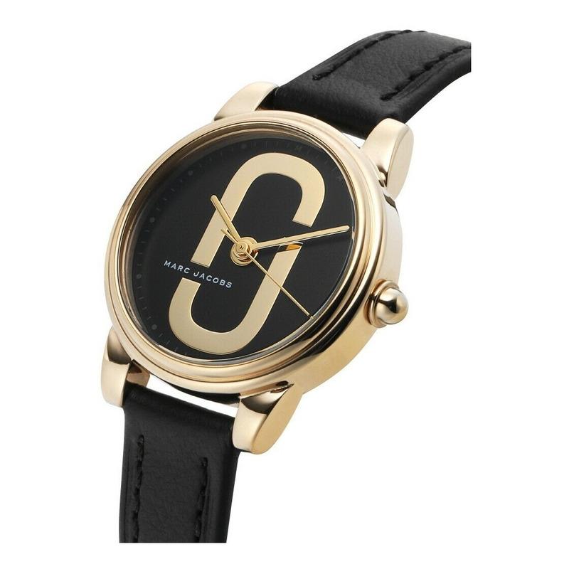 Marc Jacobs MJ1580 Gold Leather Quartz Women's Watch