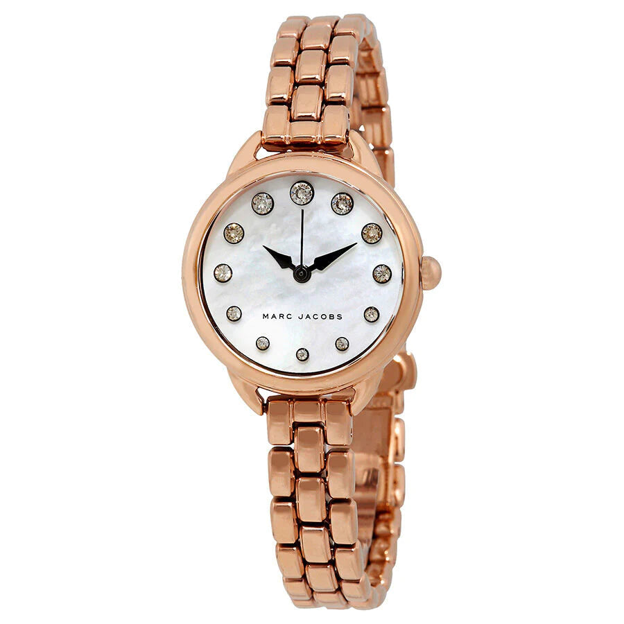 Marc Jacobs MJ3511 Betty Mother Of Pearl Dial Rose Gold Women's Watch