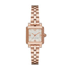 Marc Jacobs MJ3530 Vic Silver Dial Rose Gold tone Women's Watch