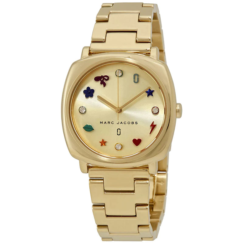 Marc Jacobs MJ3549 Mandy Gold Tone Dial Women's Watch