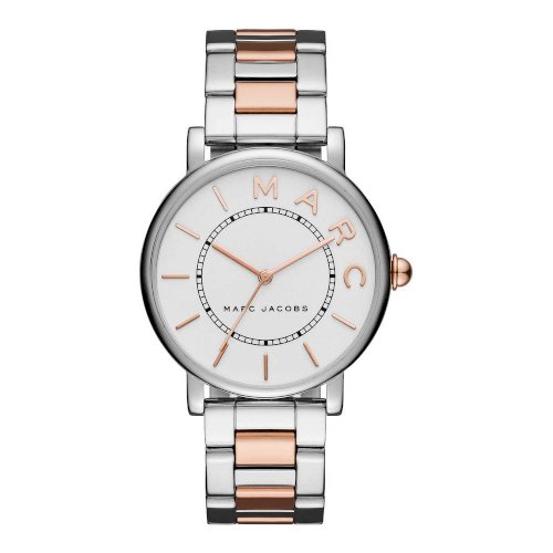 Marc Jacobs MJ3551 Polished Silver and Rose Gold Two Tone Metal Women's Watch