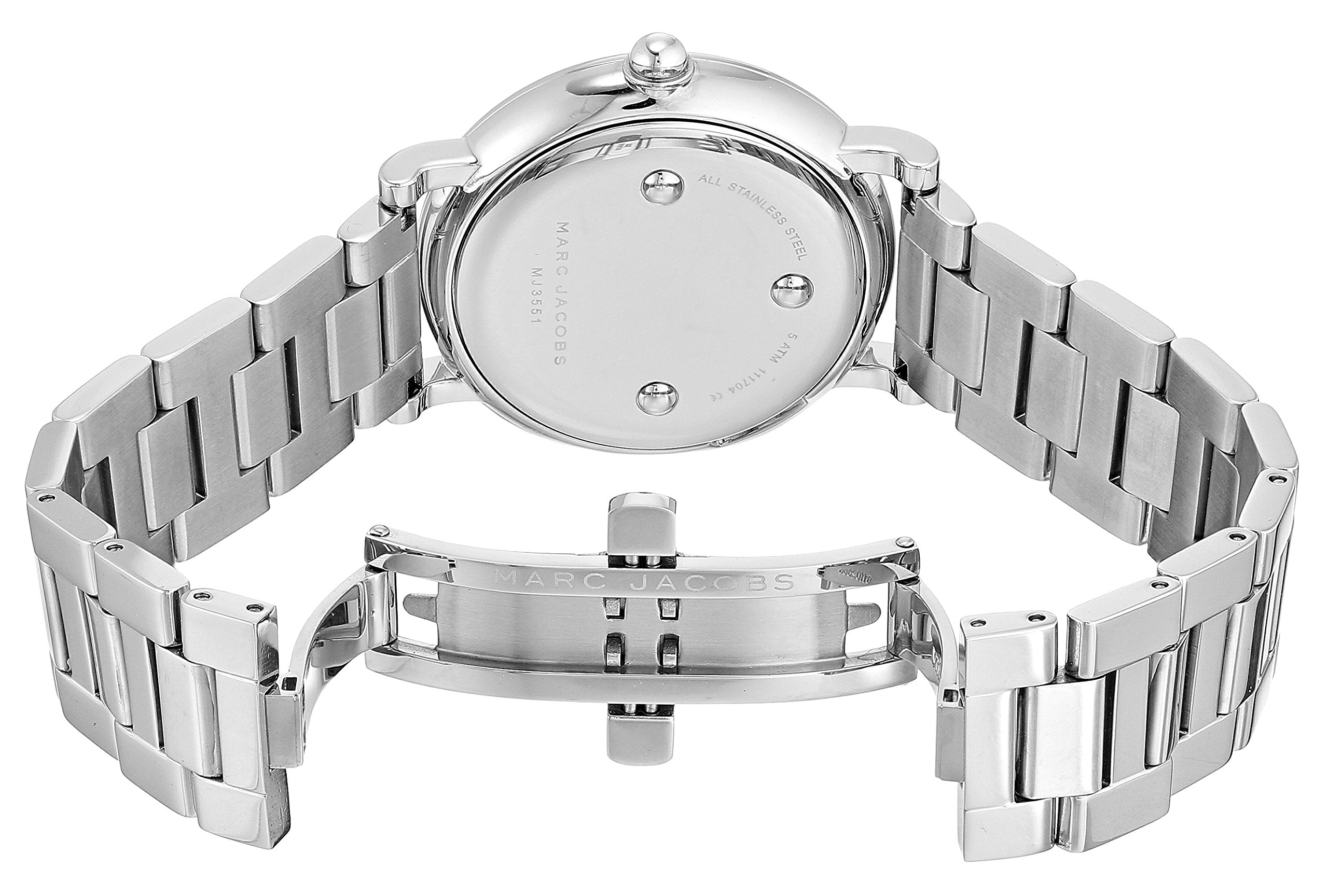 Marc Jacobs MJ3552 Roxy Analog Display Japanese Quartz Silver Women's Watch