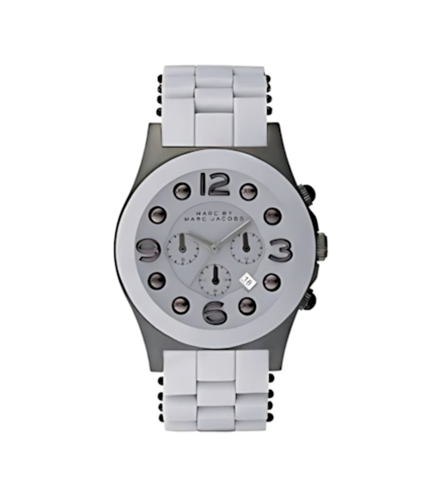 Marc Jacobs MBM2566 Pelly Grey Dial Grey Polycarbonate Bracelet Women’s Watch