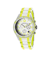 Marc by Marc Jacobs MBM2592 White Dial Two Tone Silicone & Steel Strap Women’s Watch