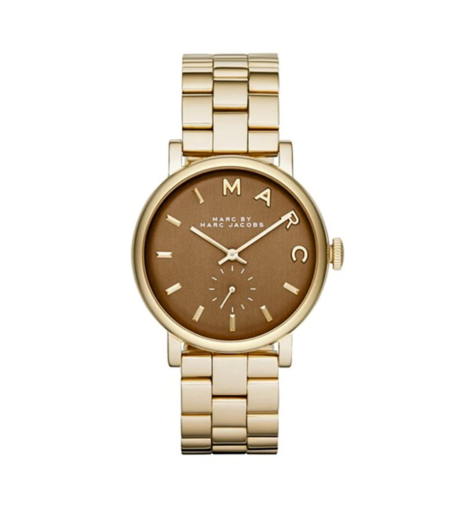 Marc by Marc Jacobs MBM8631 Brown Dial Gold Tone Steel Strap Women’s Watch