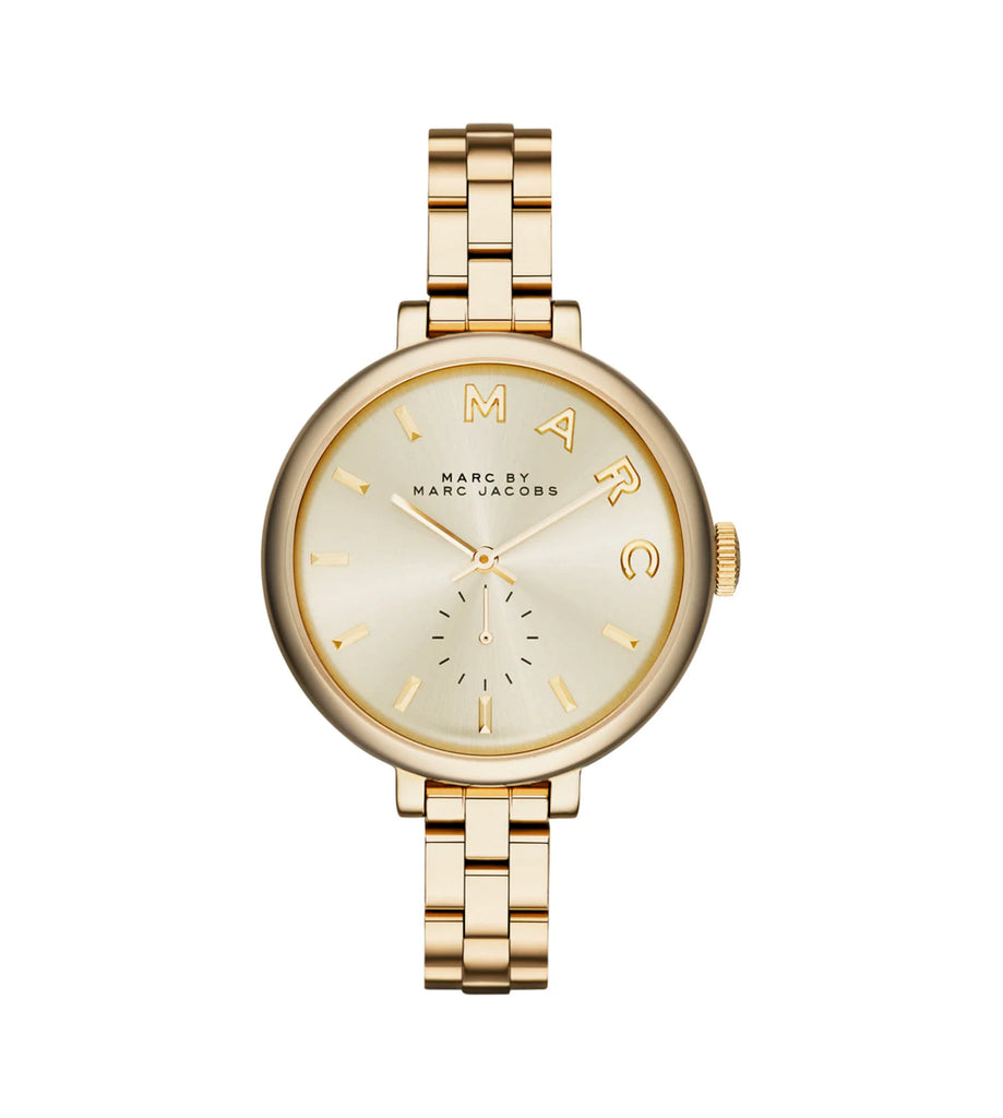 Marc Jacobs MBM3363 Sally Gold Dial Gold Stainless Steel Women’s Watch