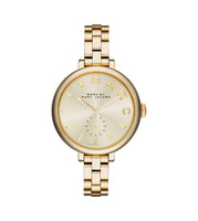 Marc Jacobs MBM3363 Sally Gold Dial Gold Stainless Steel Women’s Watch