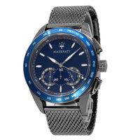 Maserati R8873612009 Traguardo 45mm Chronograph Blue Dial Men's Watch