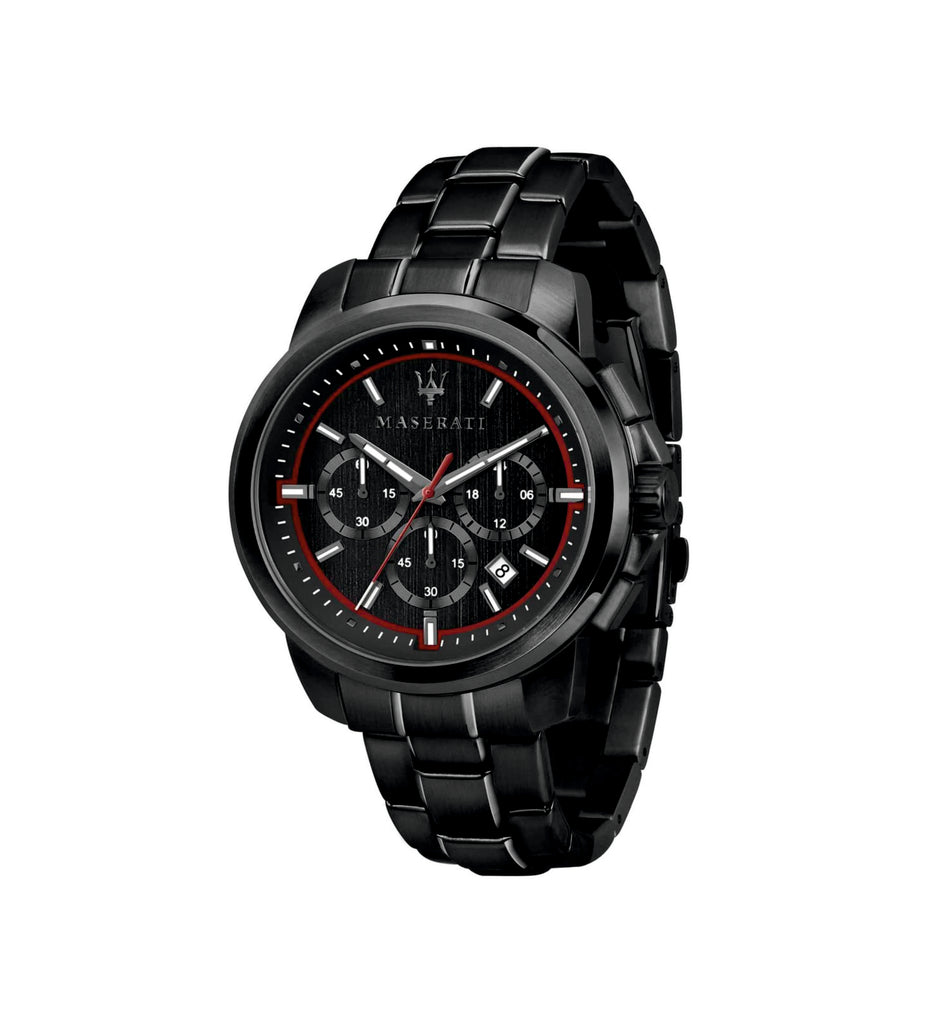Maserati R8873621014 Successo Black Chronograph Men’s Watch