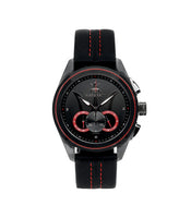 Maserati R8871612023 Traguardo Black Leather Chronograph Men’s Watch