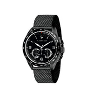 Maserati R8873612031 Traguardo Black Chronograph Men’s Watch