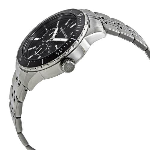 Michael Kors MK7156 Cunningham Chronograph Black Dial Stainless Steel Men's Watch