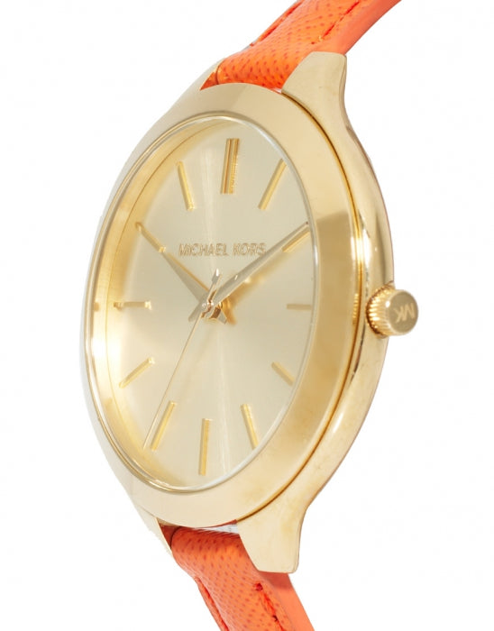 Women’s MK2275 Slim Runway Leather Strap Watch Michael Kors Women main image 4