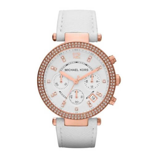 Michael Kors MK2281 Parker Chronograph White Women's Watch