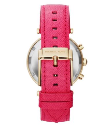 Michael Kors MK2297 Parkers Pink Leather Women's Watch