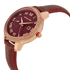 Michael Kors MK2430 Whitley Burgundy Dial Burgandy Leather Women's Watch