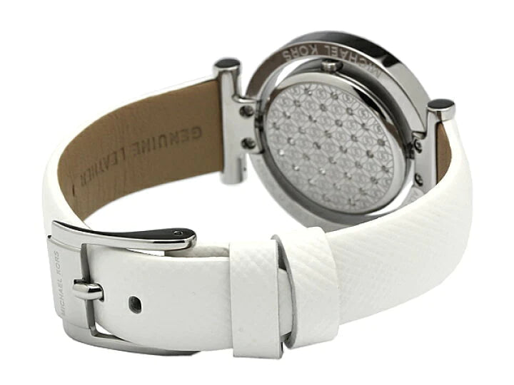 Michael Kors MK2524 Averi White Leather Strap Women's Watch