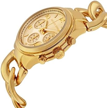 MICHAEL KORS 腕時計 Michael Kors MK3131 Women's Runway Wrist Watch - Gold for sale