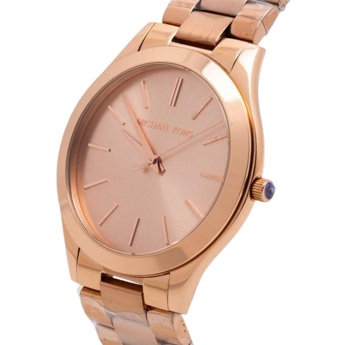 Michael Kors MK3197 Slim Runway Rose Gold Dial Women's Watch