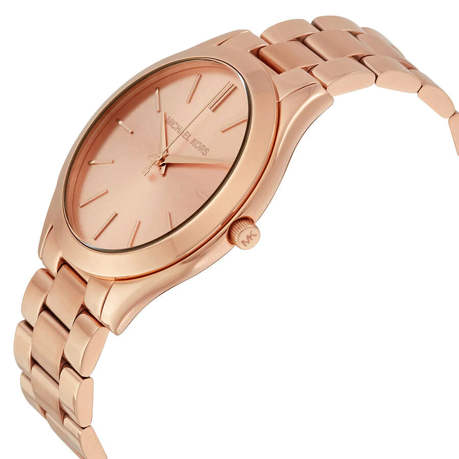 Michael Kors MK3197 Slim Runway Rose Gold Dial Women's Watch