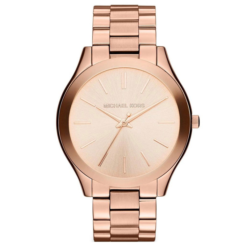 Michael Kors MK3197 Slim Runway Rose Gold Dial Women's Watch