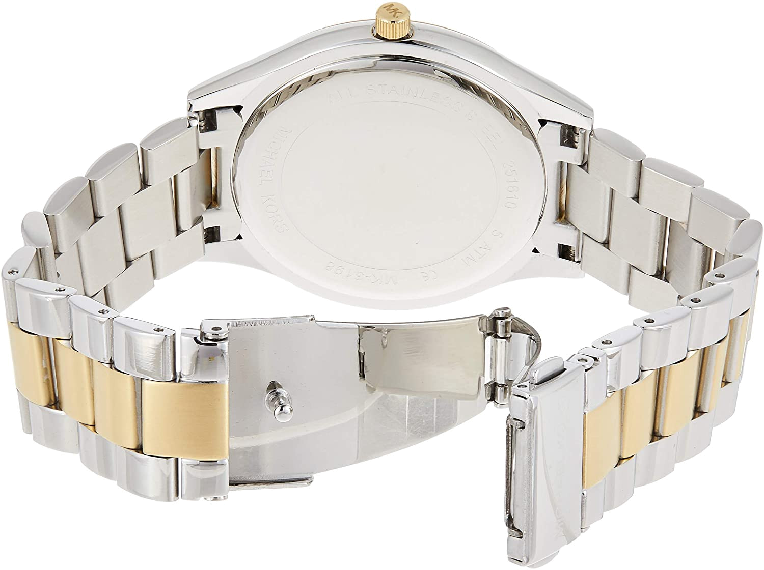 Michael Kors MK3198 Slim Runway Two-tone Women's Watch
