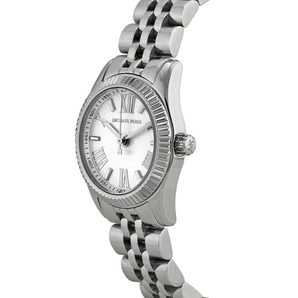 Michael Kors MK3228 Lexington White Dial Stainless Steel Women's Watch