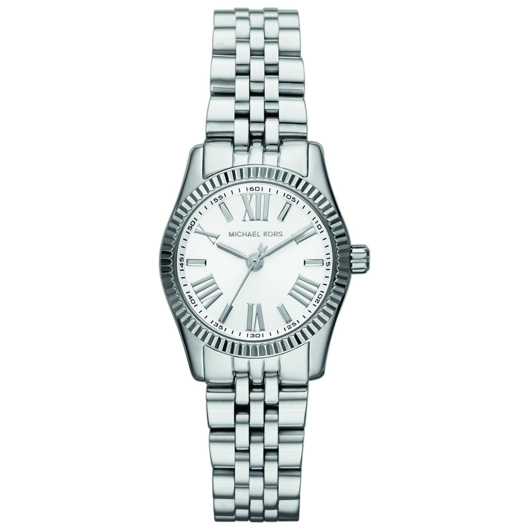 Michael Kors MK3228 Lexington White Dial Stainless Steel Women's Watch