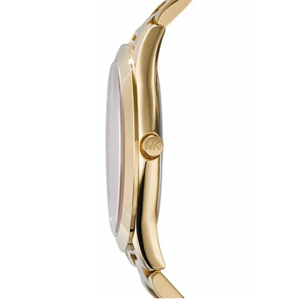 Michael Kors MK3264 Slim Runway Gold Pink Dial Women's Watch