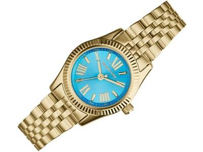 Michael Kors MK3271 Lexington Ocean Blue Dial Gold-tone Women's Watch