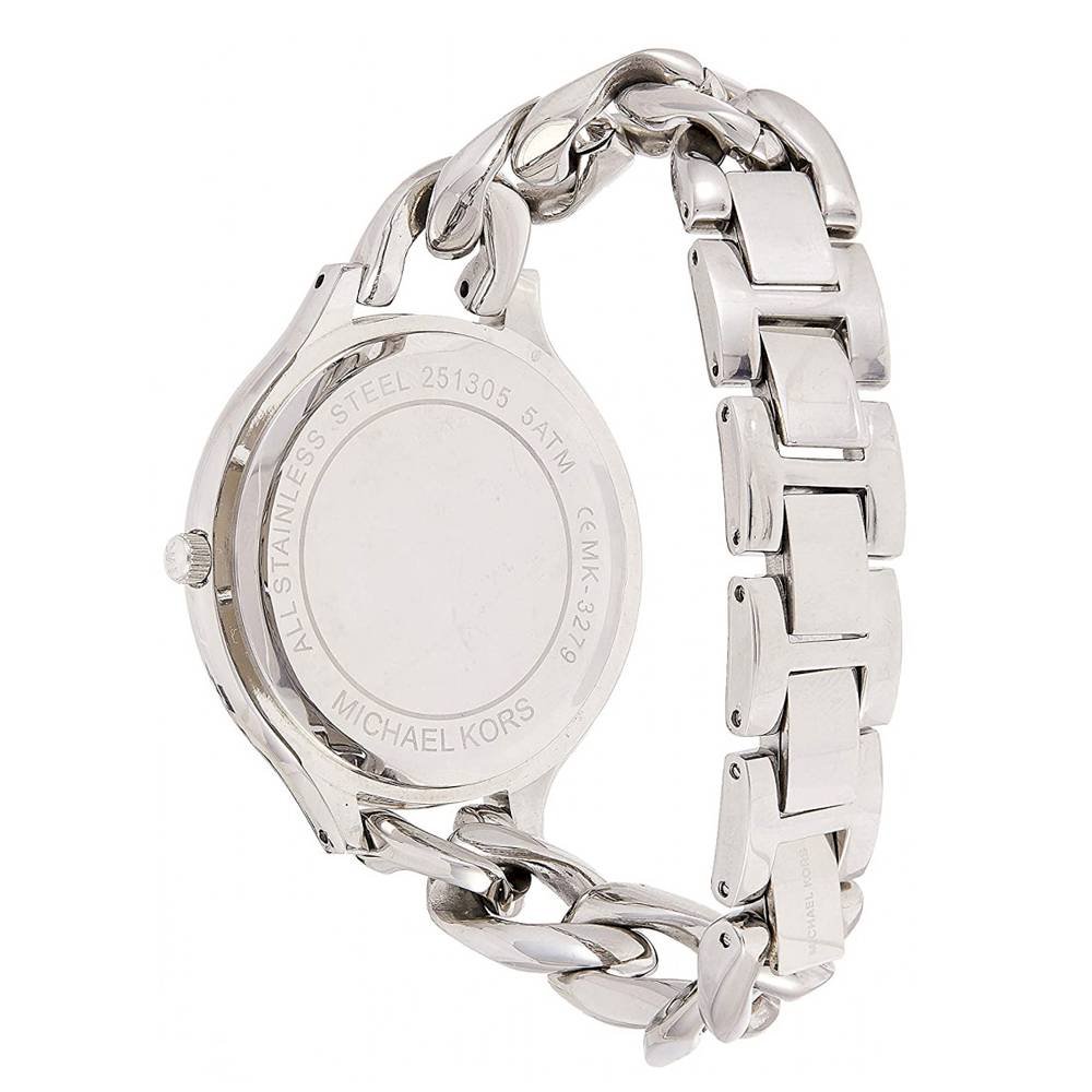 Michael Kors MK3279 Slim White Dial Women's Watch