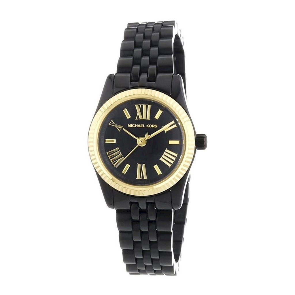 Michael Kors MK3299 Lexington Black Dial Black Ion-plated  display picture 1