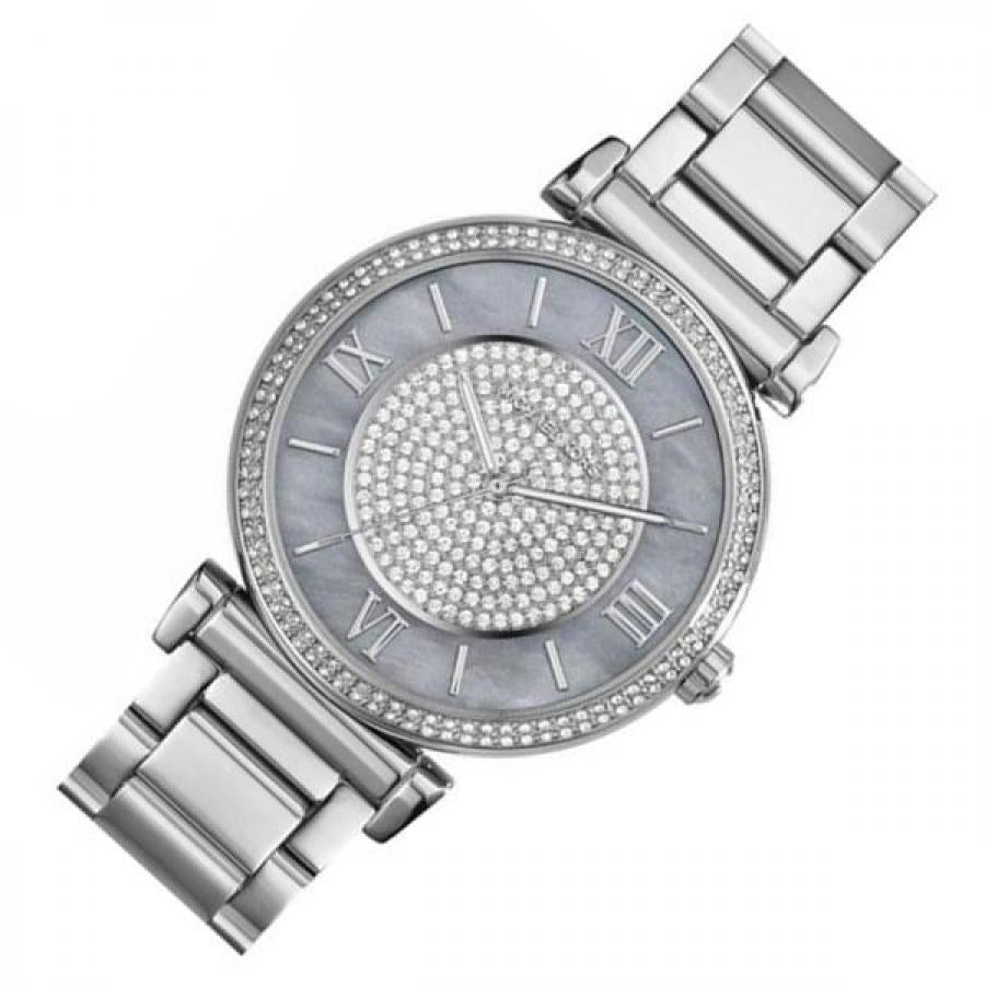 Michael Kors MK3331 Catlin Quartz Crystal Paved Dial Women's Watch