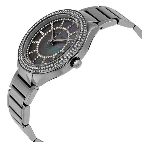 Michael Kors MK3410 Kerry Grey Dial store Gunmetal Stainless Steel Women's Watch