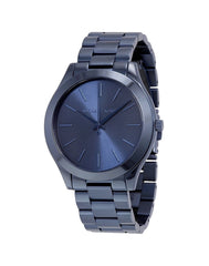 Michael Kors Slim Runway Blue Stainless Steel Watch, model  display picture 2