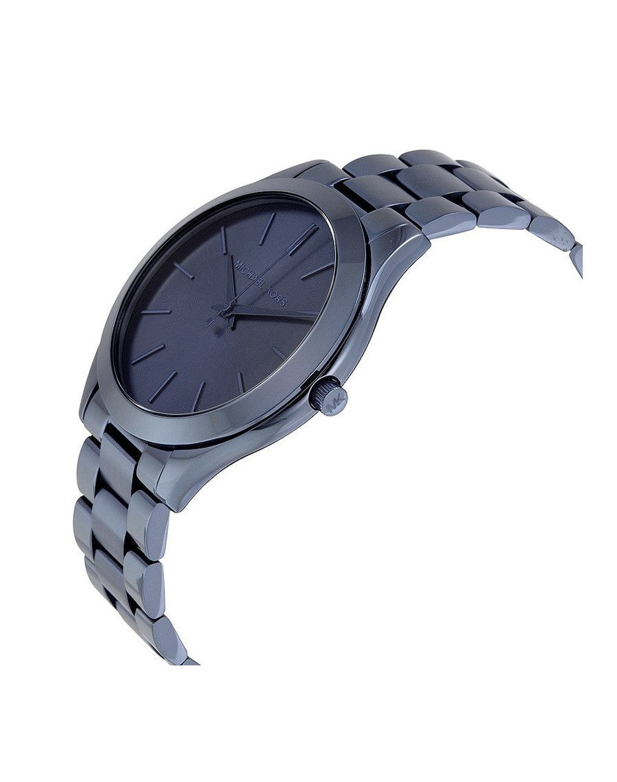 Michael Kors MK3419 Slim Runway Blue Dial Blue Ion-plated Women's Watch