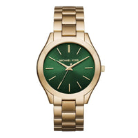 Michael Kors MK3435 Slim Runway Green Dial Women's Watch